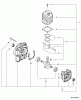 Echo PB-611 - Back Pack Blower, S/N: 02001001 - 02999999 Ersatzteile Engine, Short Block -- SB1054