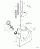 Echo PB-611 - Back Pack Blower, S/N: 02001001 - 02999999 Ersatzteile Fuel System