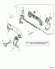 Echo PB-620 - Back Pack Blower, S/N: 10001001 - 10999999 Ersatzteile Tube Mount Throttle  S/N: 10001001 - 10001500