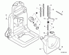 Echo PB-620H - Back Pack Blower, S/N: P04813001001 - P04813999999 Ersatzteile Fuel System