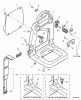 Echo PB-620 - Back Pack Blower, S/N: 10001001 - 10999999 Ersatzteile Backpack Frame, Harness  S/N: 10001601 - 10999999