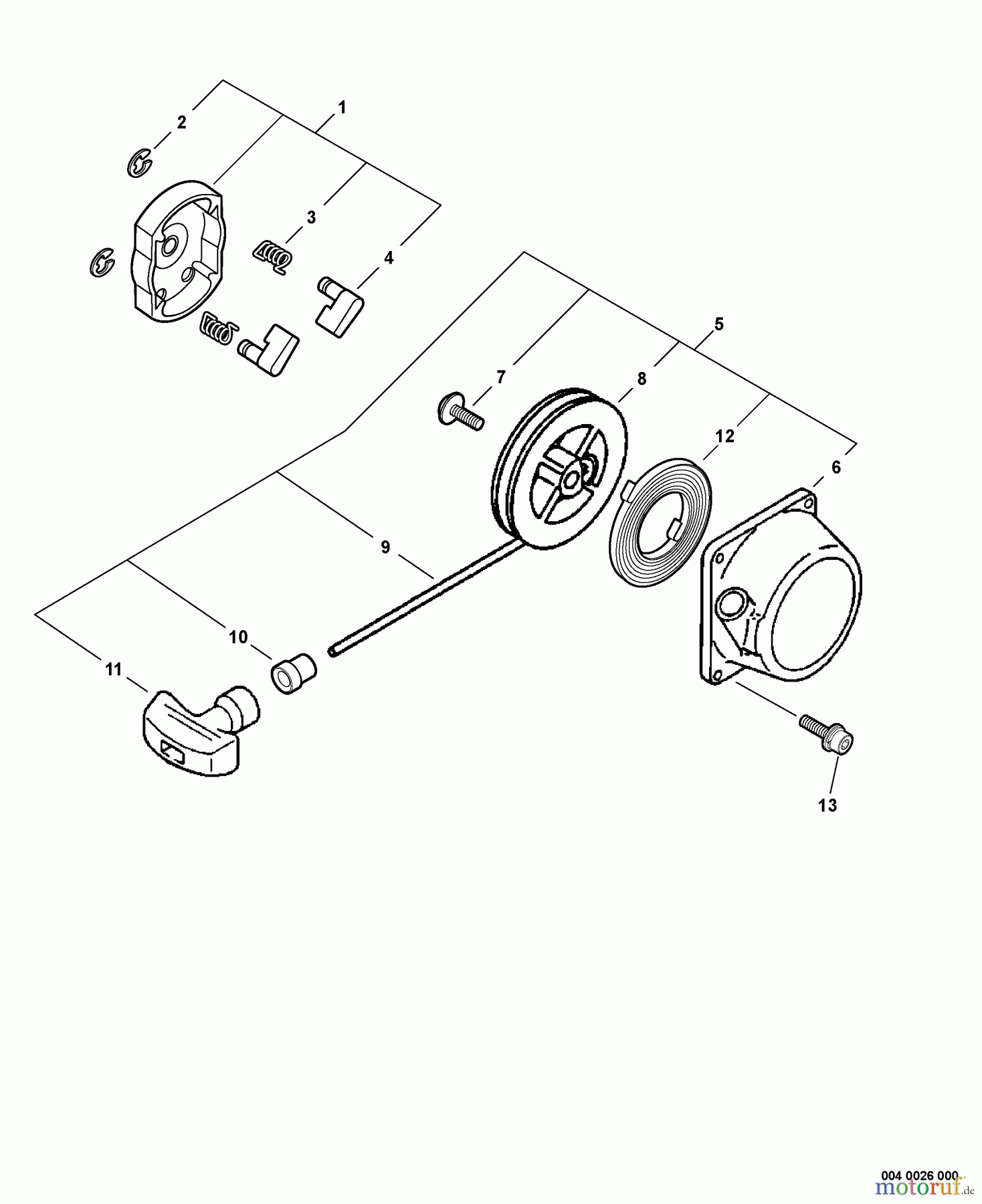 Echo Bläser / Sauger / Häcksler / Mulchgeräte PB-620ST - Echo Back Pack Blower, S/N: P03812001001 - P03812999999 Starter -- Standard