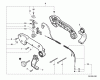 Echo PB-620ST - Back Pack Blower, S/N: P03913001001 - P03913999999 Ersatzteile Tube Mount Throttle