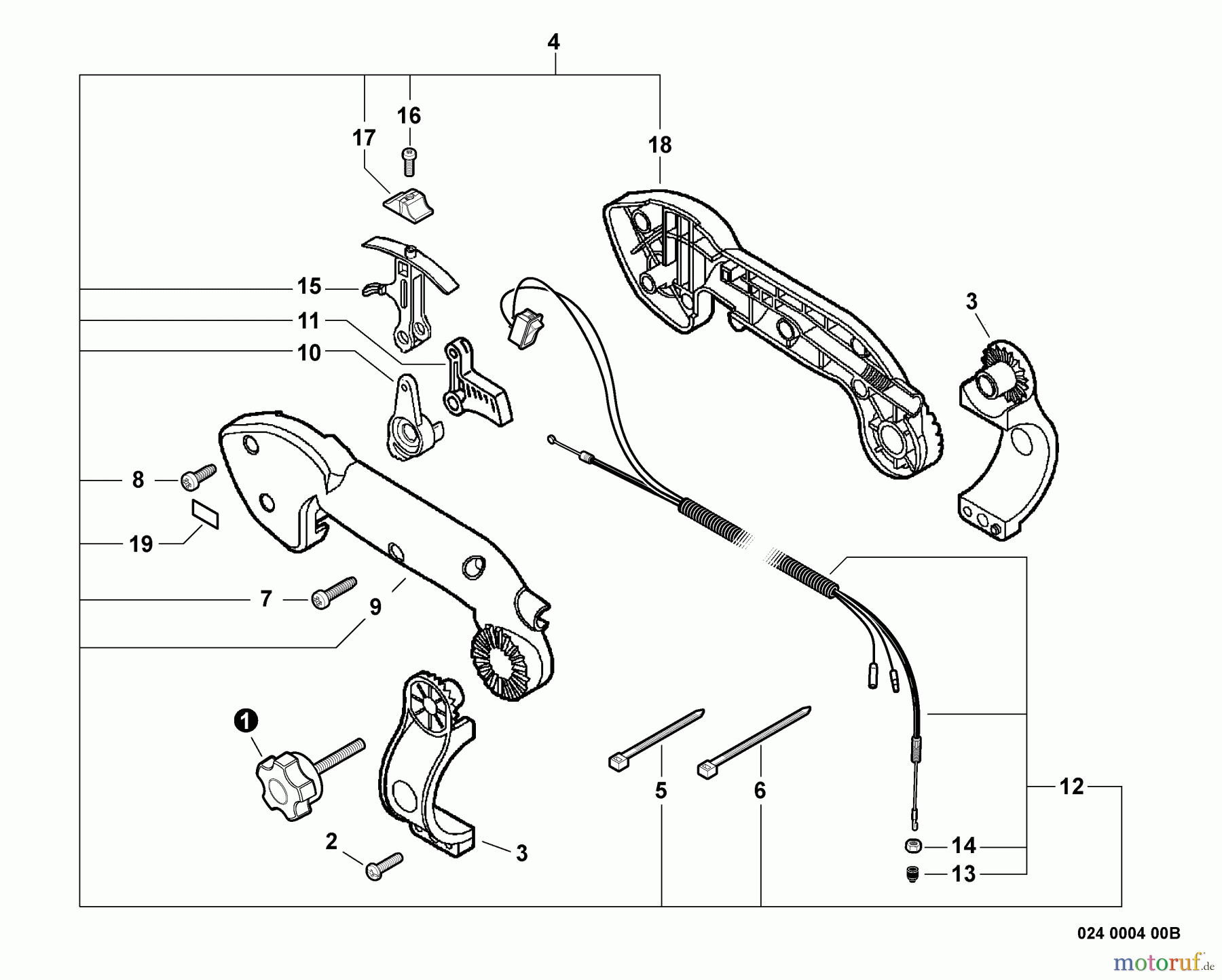 Echo Bläser / Sauger / Häcksler / Mulchgeräte PB-620ST - Echo Back Pack Blower, S/N: P03812001001 - P03812999999 Tube Mount Throttle