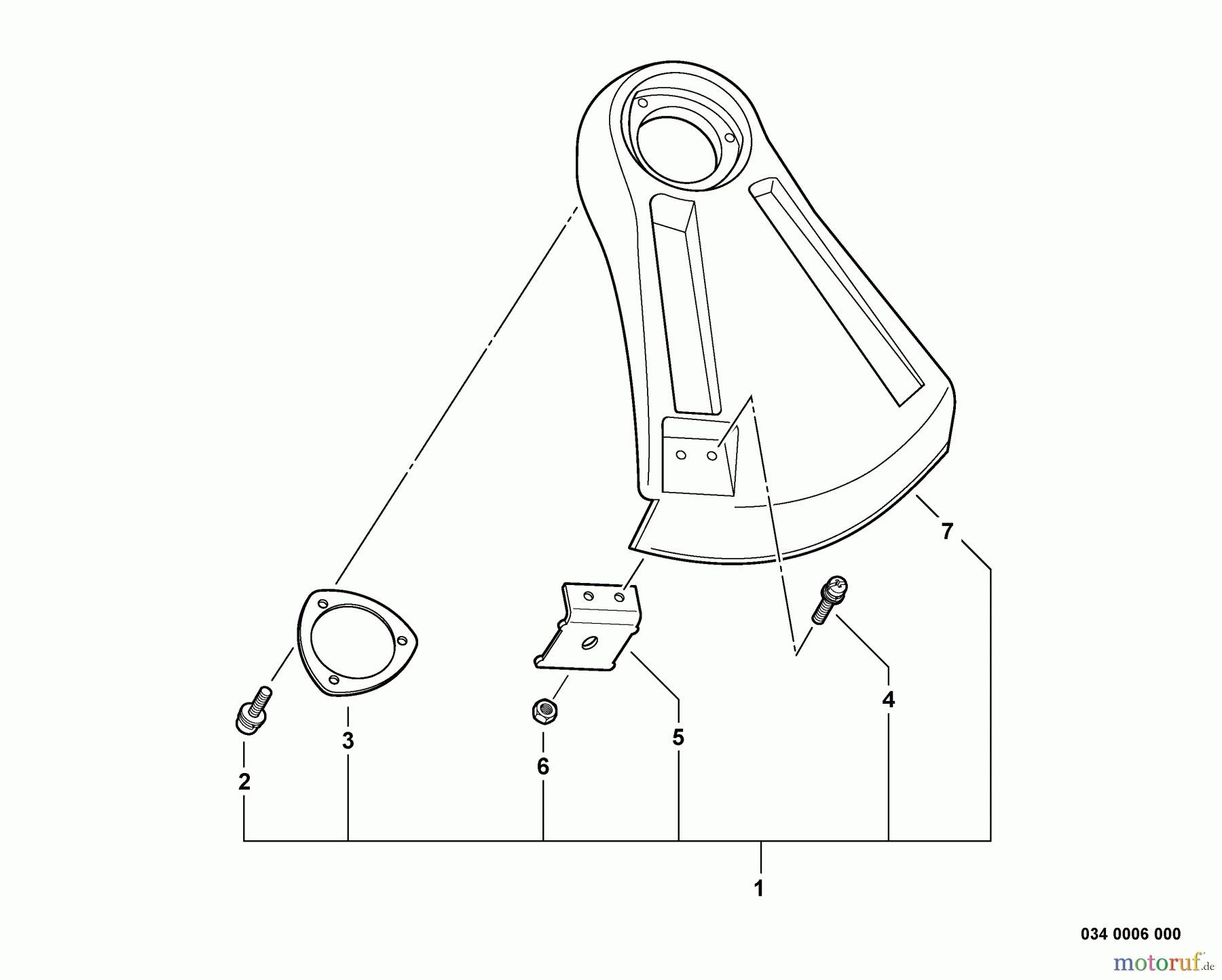 Echo Trimmer, Faden / Bürste SRM-280 - Echo String Trimmer, S/N:S81513001001 - S81513999999 Debris Shield - Plastic