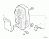 Echo PB-755 - Back Pack Blower, S/N: P38526001001 - P38526999999 Ersatzteile Exhaust