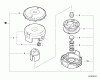 Echo SRM-225 - String Trimmer, S/N: S89413001001 - S89413999999 Ersatzteile SPEED-FEED 400 Trimmer Head