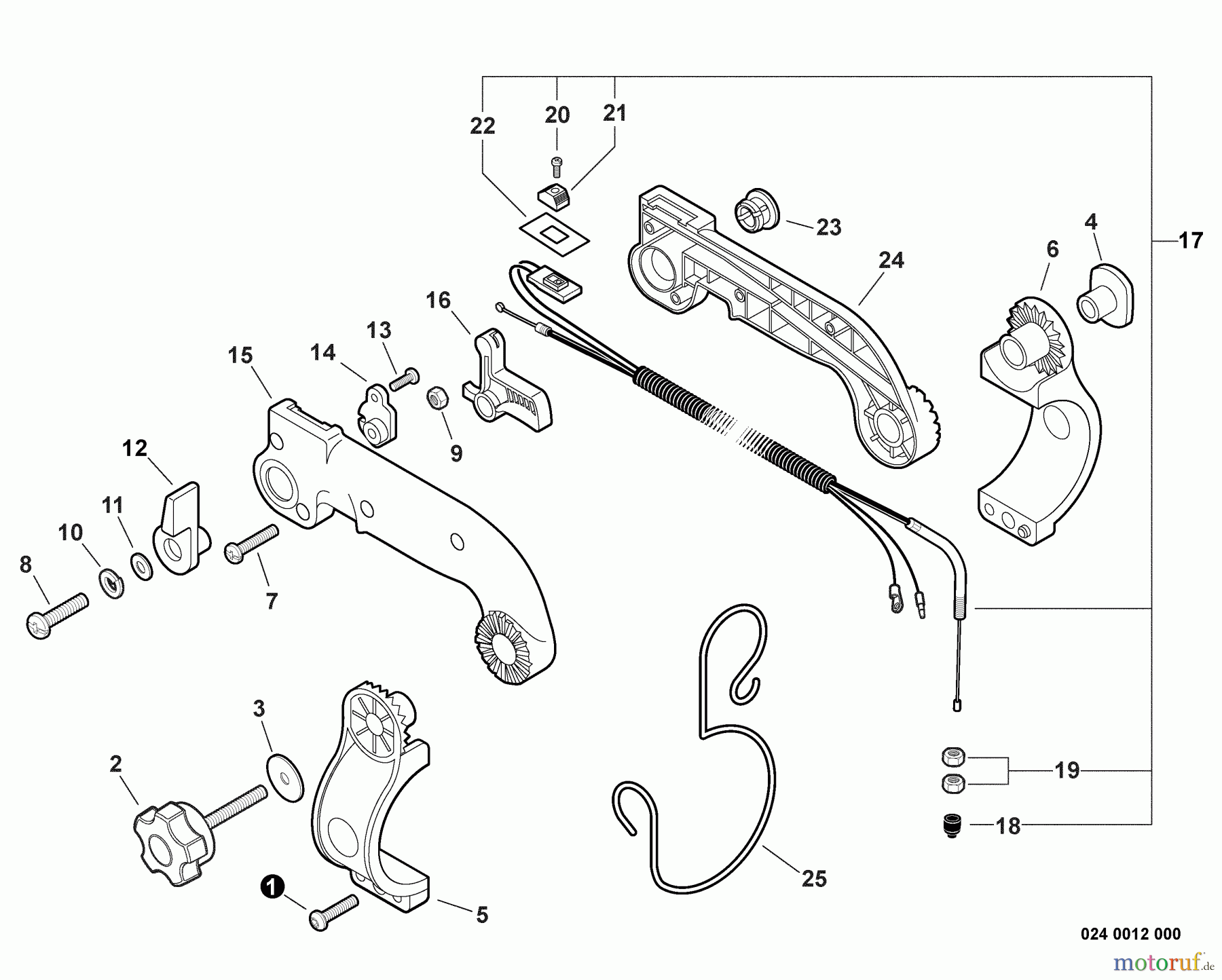  Echo Bläser / Sauger / Häcksler / Mulchgeräte	 PB-755T - Echo Back Pack Blower, S/N: 06001001 - 06999999 Tube Mount Throttle  S/N: 06001001 - 06002716