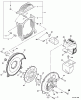 Echo PB-755H - Back Pack Blower, S/N: 06001001 - 06999999 Ersatzteile Leaf Guard, Fan Cover, Engine Cover  S/N: 06001027 - 06999999