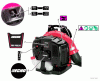 Echo PB-760LNH - Back Pack Blower, Ersatzteile Labels