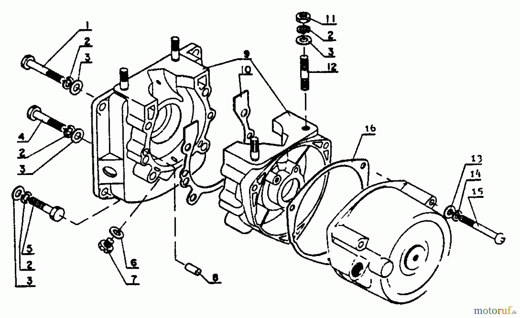 Echo Bläser / Sauger / Häcksler / Mulchgeräte	  PB-9 - Echo Back Pack Blower Crankcase