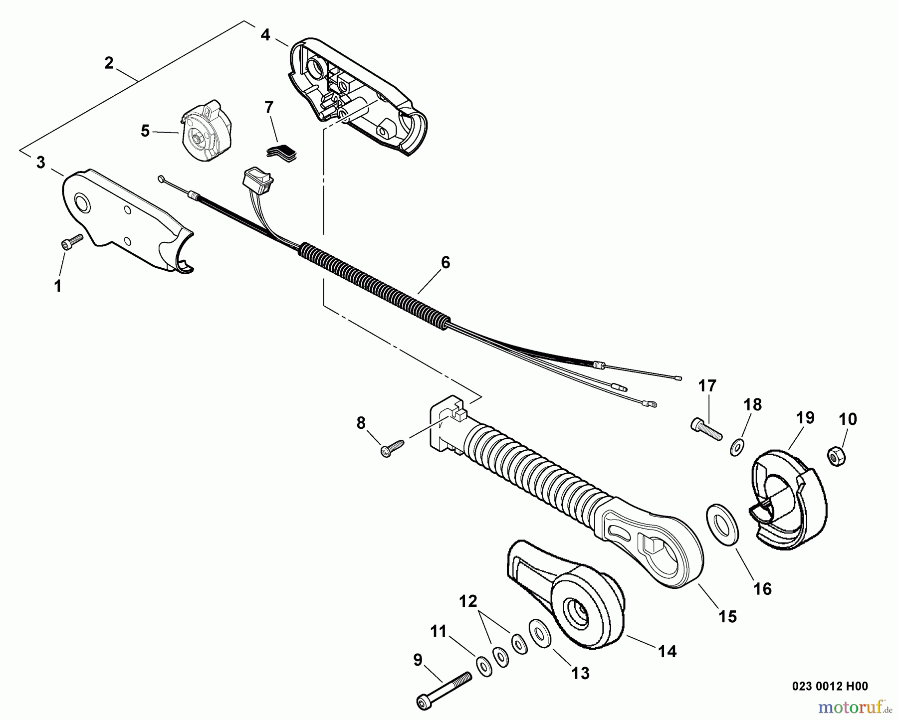 Echo Bläser / Sauger / Häcksler / Mulchgeräte PB-770H - Echo Back Pack Blower, S/N: P05211001001 - P05211999999 Hip Mount Throttle Control