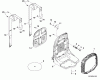Echo PB-770T - Back Pack Blower, S/N: P03012001001 - P03012999999 Ersatzteile Back Pack Frame, Leaf Guard, Harness