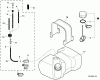 Echo PB-770T - Back Pack Blower, S/N: P03012001001 - P03012999999 Ersatzteile Fuel System  S/N: P03012043748 - P03012999999