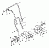 Echo CSV-5 - Chipper/Shredder/Vacuum Ersatzteile Handlebar, Rear Axle, Engine Frame (Push Model Only)