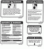 Echo SH-3000 - Chipper/Shredder, 1991-1992 Models Ersatzteile Decals Part 1