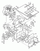 Echo SH-3000 - Chipper/Shredder, 1991-1992 Models Ersatzteile Shredder Frame, Hopper, Rotor, Drv Sys, Discharge, Wheels