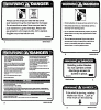 Echo SH-8000IC - Chipper/Shredder, S/N: E081543 1992-1993 Models Ersatzteile Decal Part 1
