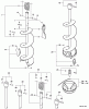Echo EA-410 - Earth Auger, S/N: S05503001001 - S05503999999 Ersatzteile Auger Bits