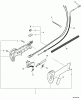 Echo EA-410 - Earth Auger, S/N: S05503001001 - S05503999999 Ersatzteile Throttle Control, Ignition Switch, Throttle Cable