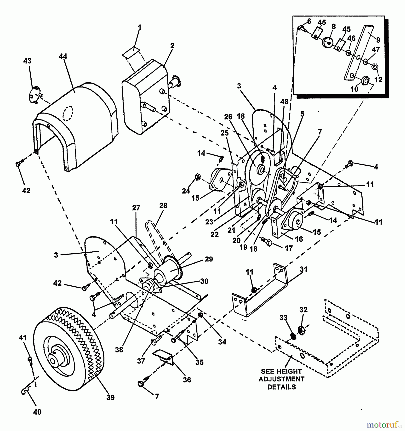 Echo Bläser / Sauger / Häcksler / Mulchgeräte CSV-5 - Echo Chipper/Shredder/Vacuum Self Propel Sys