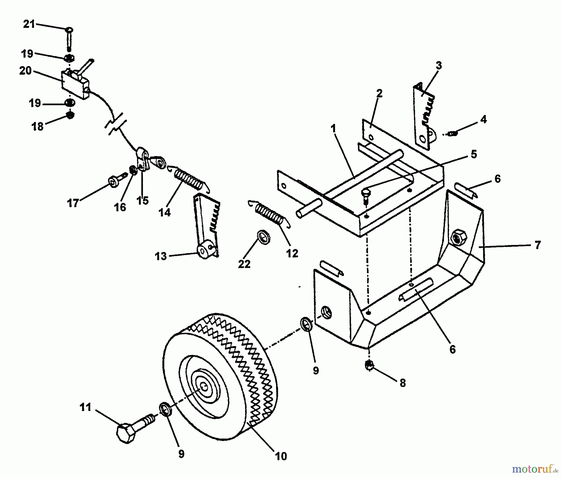 Echo Bläser / Sauger / Häcksler / Mulchgeräte CSV-8S - Echo Chipper/Shredder/Vacuum Wheel, Front, Height Adjust Sys