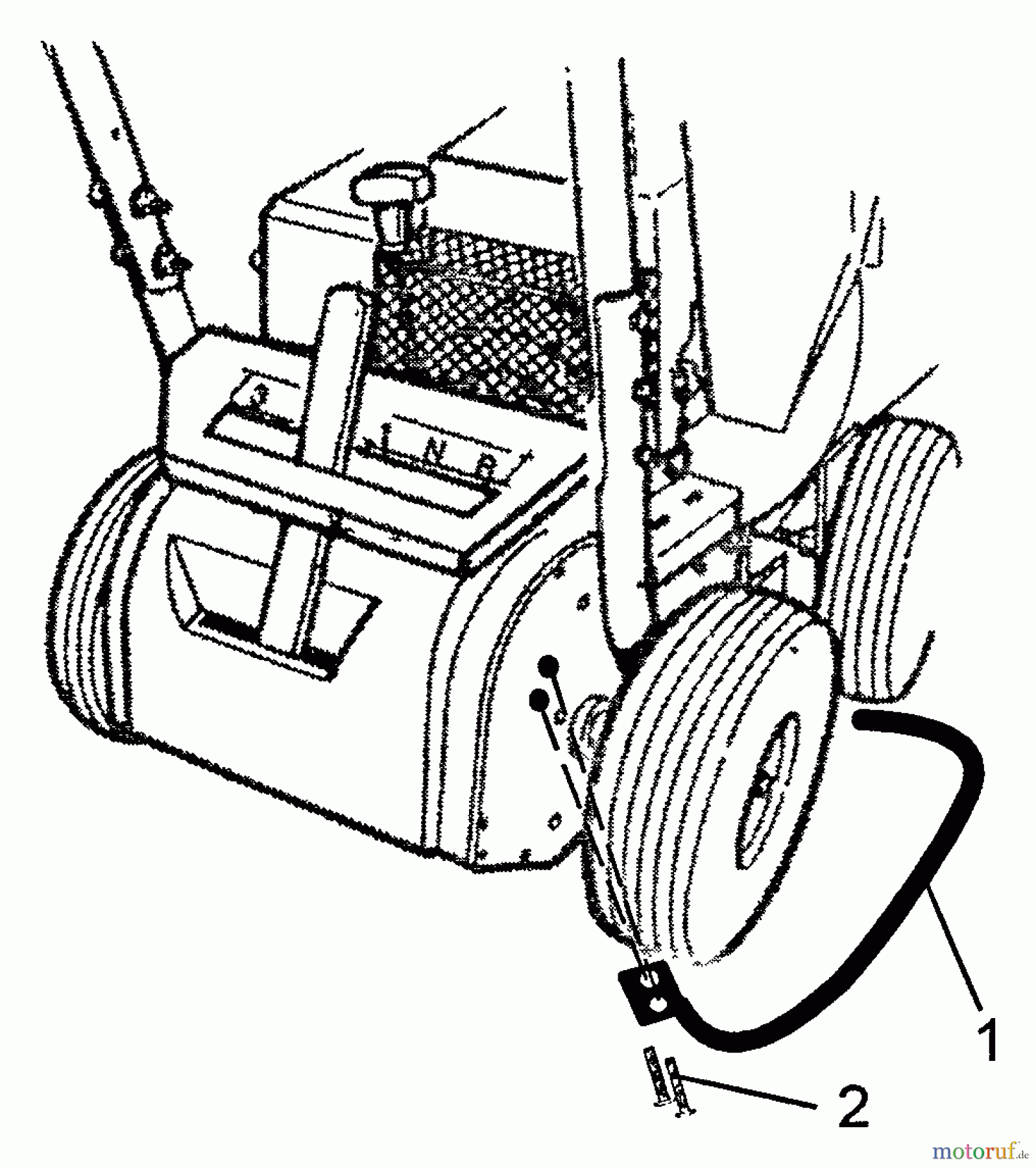 Echo Bläser / Sauger / Häcksler / Mulchgeräte CSV-8S - Echo Chipper/Shredder/Vacuum Wheel Guard