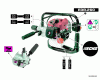 Echo EDR-260 - Reversible Engine Drill, S/N: E01807001001 - E01807999999 Ersatzteile Labels