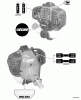 Echo BRD-280 - Bed Redefiner/Edger, S/N: S70711001001 - S70711999999 Ersatzteile Labels