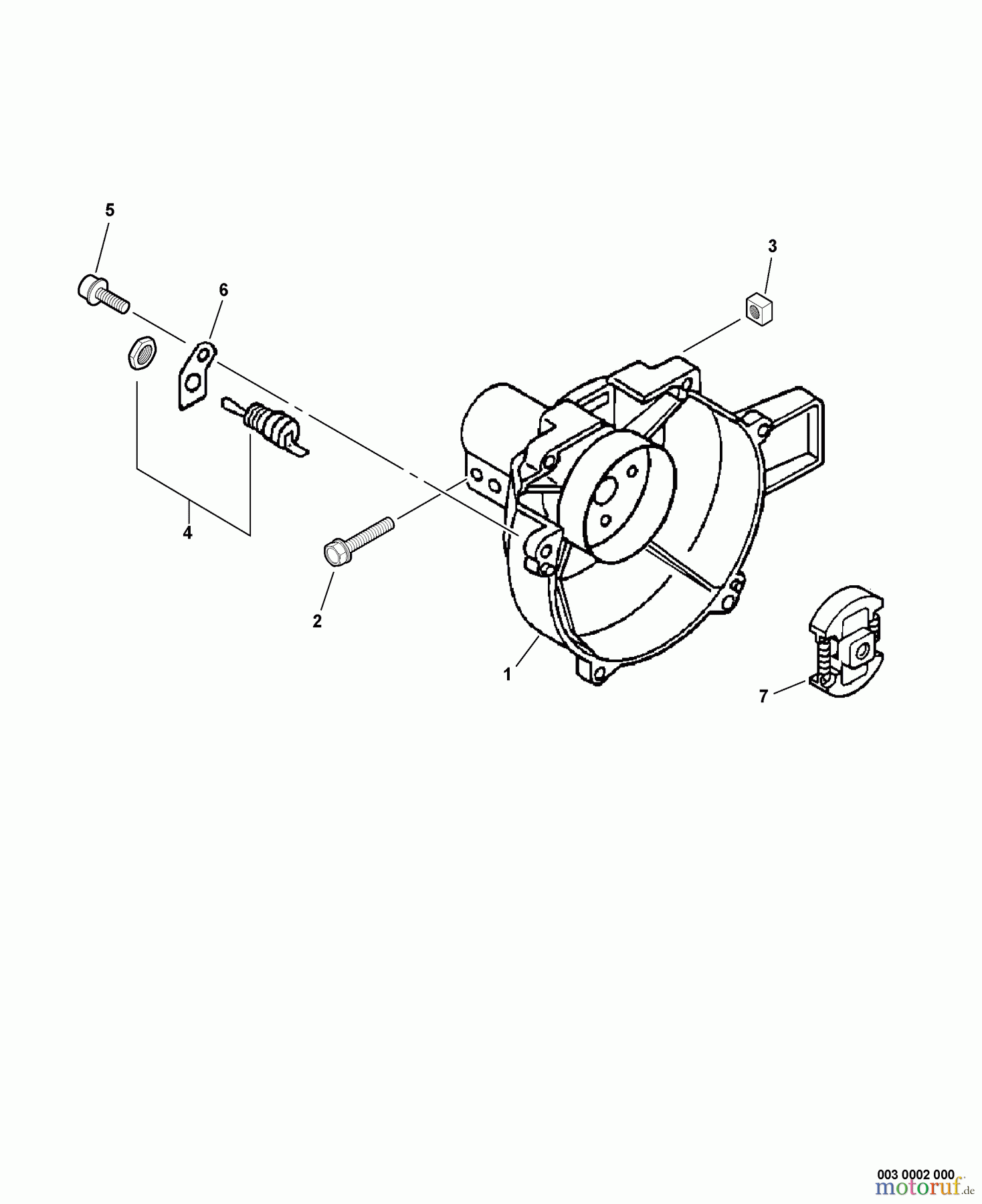 Echo Trimmer, Faden / Bürste GT-200i - Echo String Trimmer, S/N:S80213001001 - S80213999999 Fan Case, Clutch, Ignition Switch