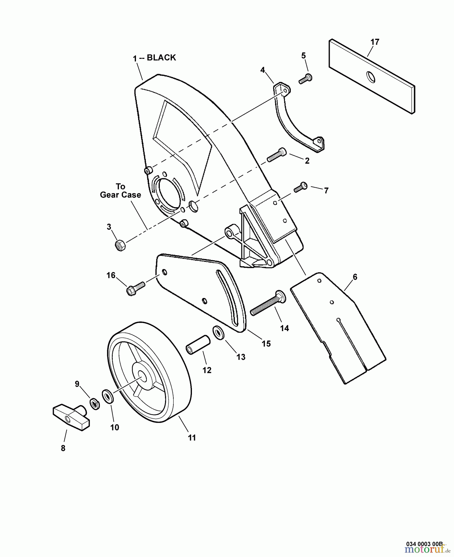 Echo Kantenschneider PE-225 - Echo Edger, S/N: S78611001001 - S78611999999 Edging Assembly -- Plastic
