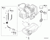Echo GT-225i - String Trimmer, S/N:S54813001001 - S54813999999 Ersatzteile Fuel System  S/N: S54813001001 - S54813003768