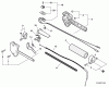 Echo SRM-230S - String Trimmer, S/N:S65711001001 - S65711999999 Ersatzteile Control Handle, Control Cable Assembly