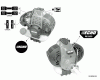 Echo PE-265 - Edger, S/N: S83313001001 - S83313999999 Ersatzteile Labels