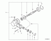 Echo PAS-225 - Power Unit, S/N: S59511001001 - S59511003000 Ersatzteile Gear Case - Edger Attachment