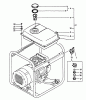 Echo EG-1500 - Portable Generator, S/N: 00000 - 03796 Ersatzteile Fuel Tank
