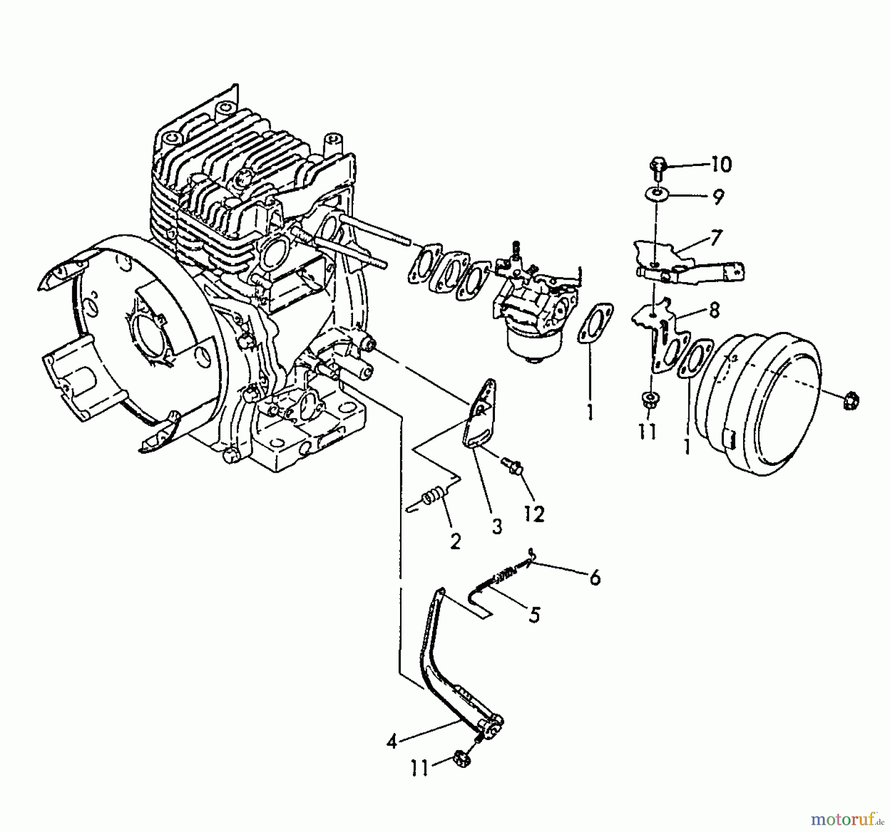 Echo Stromerzeuger EG-2300 - Echo Portable Generator, S/N: 03372 - 99999 Throttle, Governor Lever
