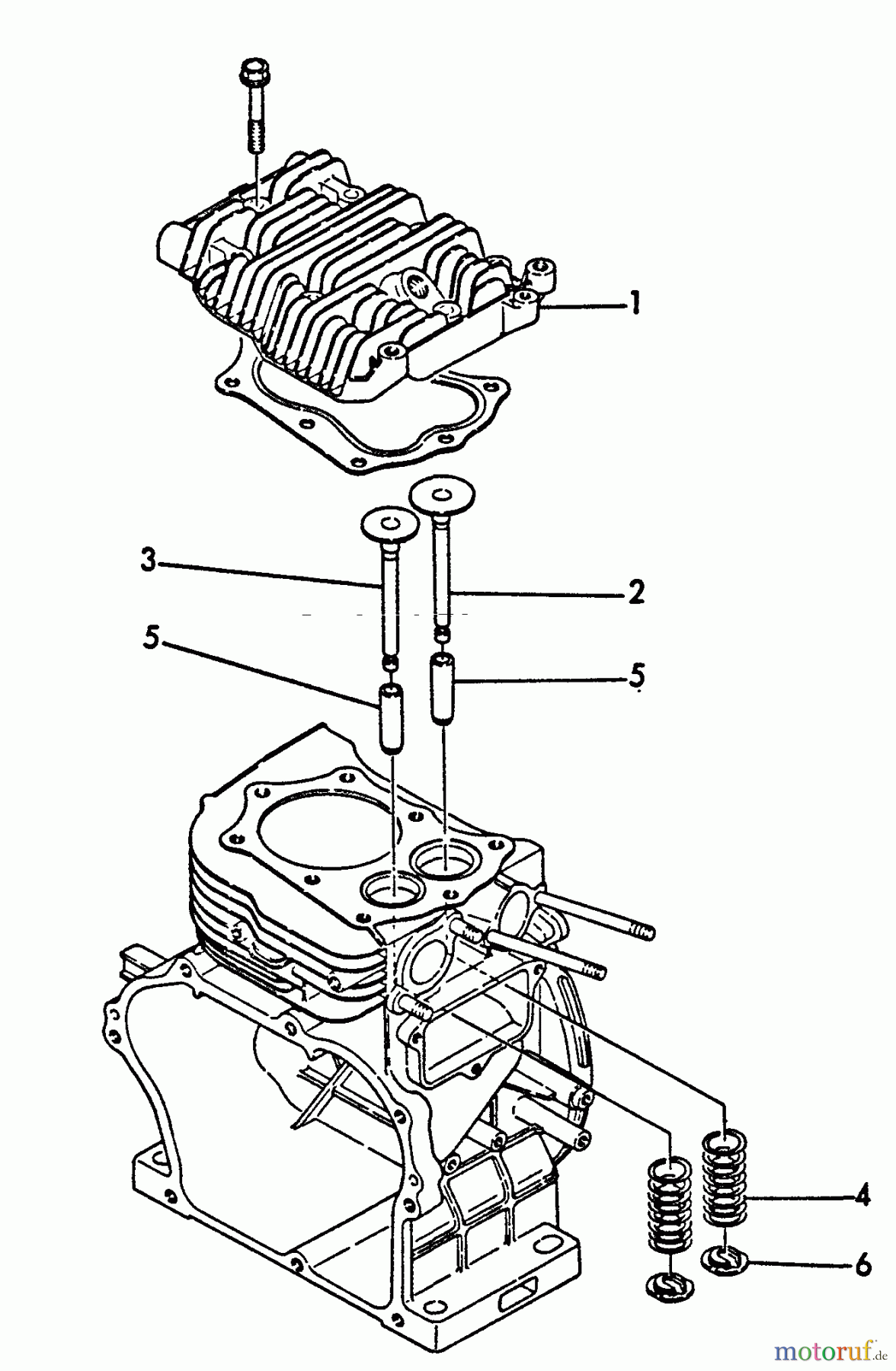 Echo Stromerzeuger EG-3500 - Echo Portable Generator, S/N: 00000 - 02737 Cylinder Head