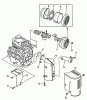 Echo EG-3500 - Portable Generator, S/N: 00000 - 02737 Ersatzteile Intake, Exhaust, Air Cleaner