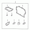 Echo EG-4300 - Portable Generator, S/N: 00000 - 00845 Ersatzteile Gasket Kit