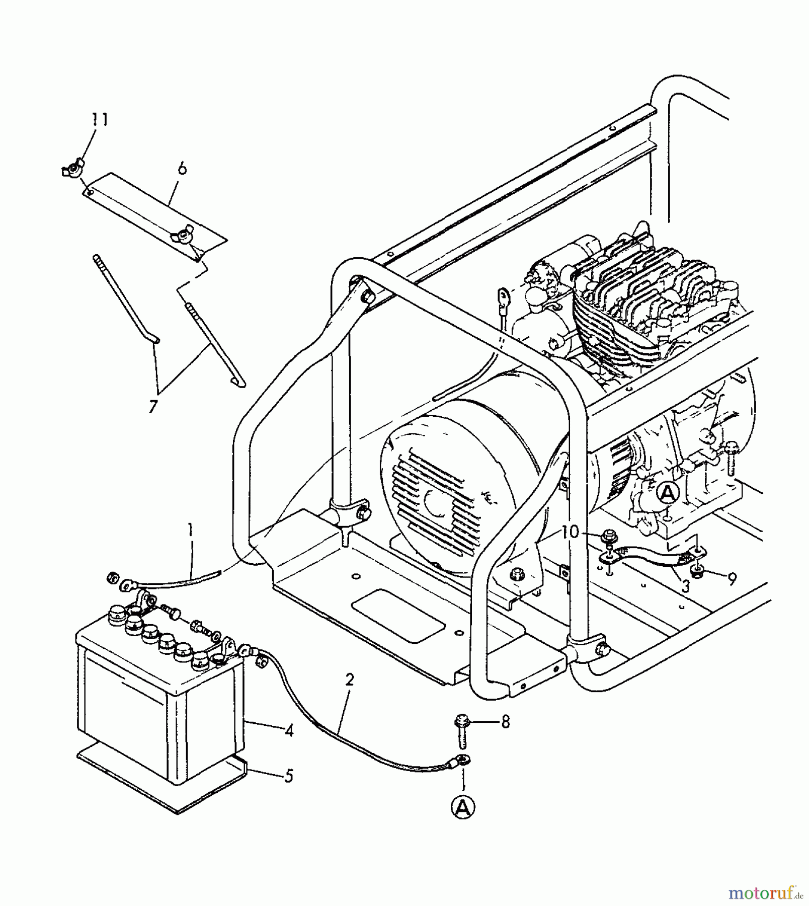 Echo Stromerzeuger EG-4300 - Echo Portable Generator, S/N: 00846 - 99999 Battery