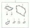 Echo EG-4300 - Portable Generator, S/N: 00846 - 99999 Ersatzteile Gasket Kit