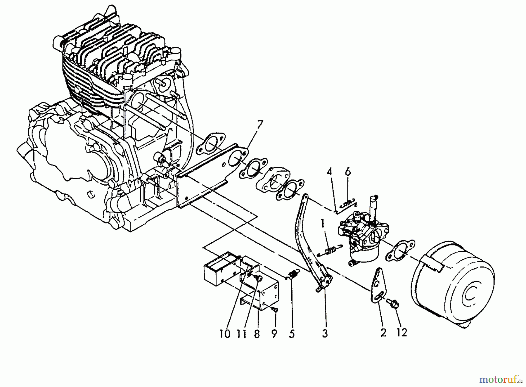 Echo Stromerzeuger EG-4300 - Echo Portable Generator, S/N: 00846 - 99999 THROTTLE, GOVERNOR LEVER