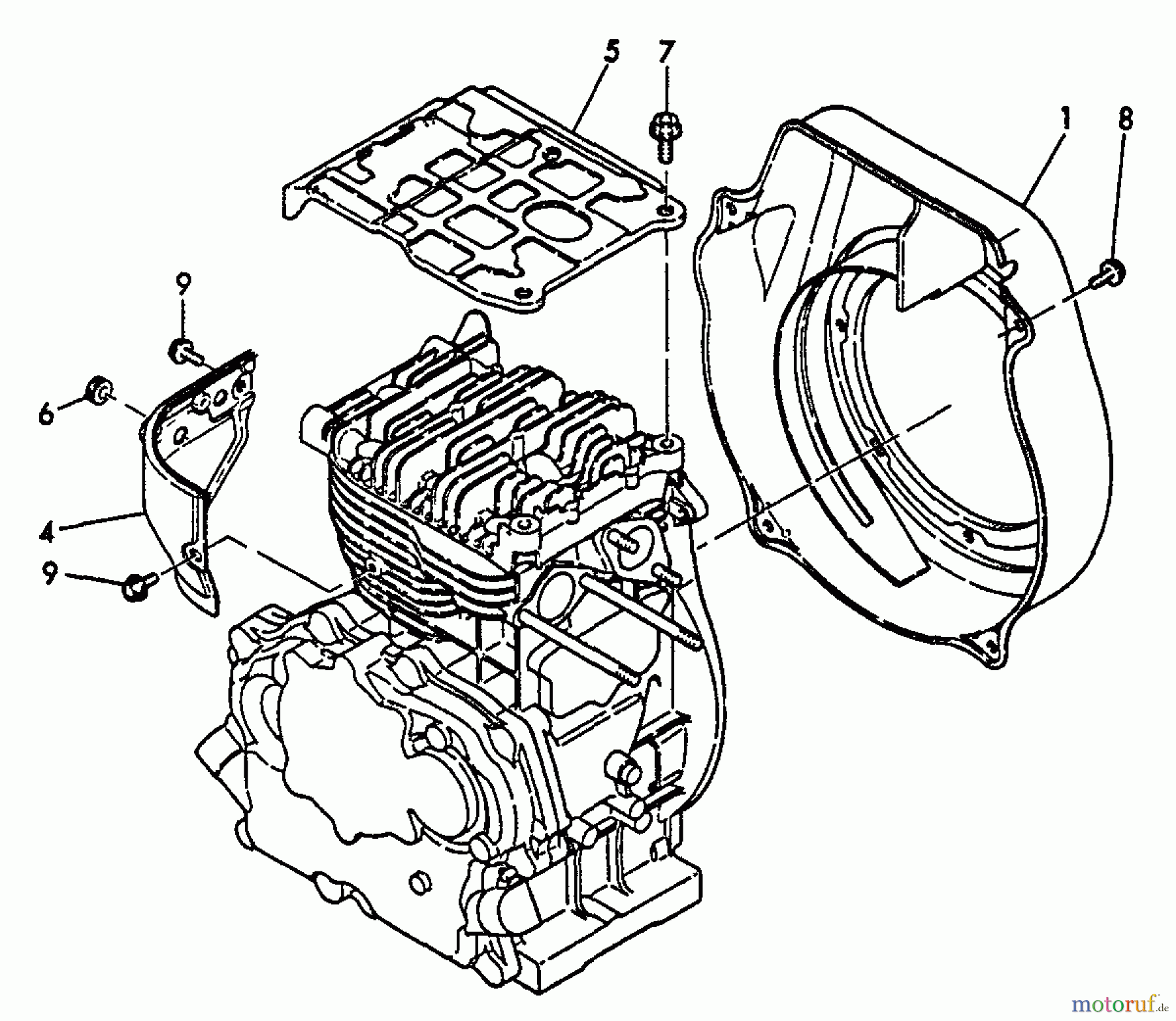 Echo Stromerzeuger EG-4300E - Echo Portable Generator Fan Housing