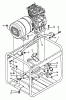Echo EG-4300E - Portable Generator Ersatzteile Frame