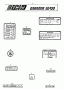 Echo EG-550 - Portable Generator Ersatzteile LABELS