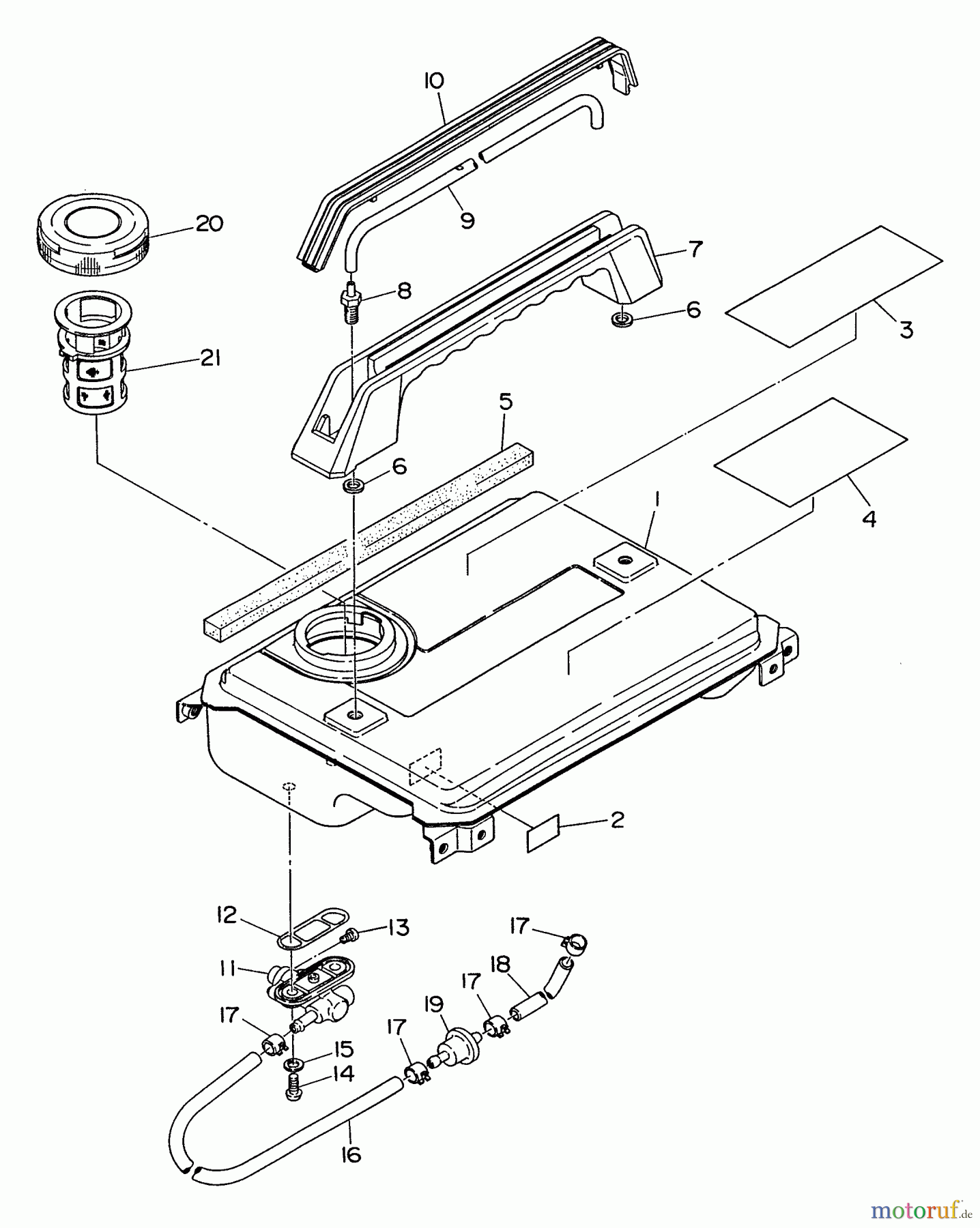  Echo Stromerzeuger EG-650 - Echo Portable Generator Fuel System, Handle