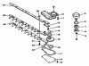 Echo HC-1001 - Hedge Trimmer, S/N: 001001 - 008000 Ersatzteile Gear Case, Blades, Clutch Drum