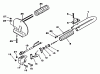 Echo HC-1001 - Hedge Trimmer, S/N: 001001 - 008000 Ersatzteile Handles, Ignition Switch, Throttle