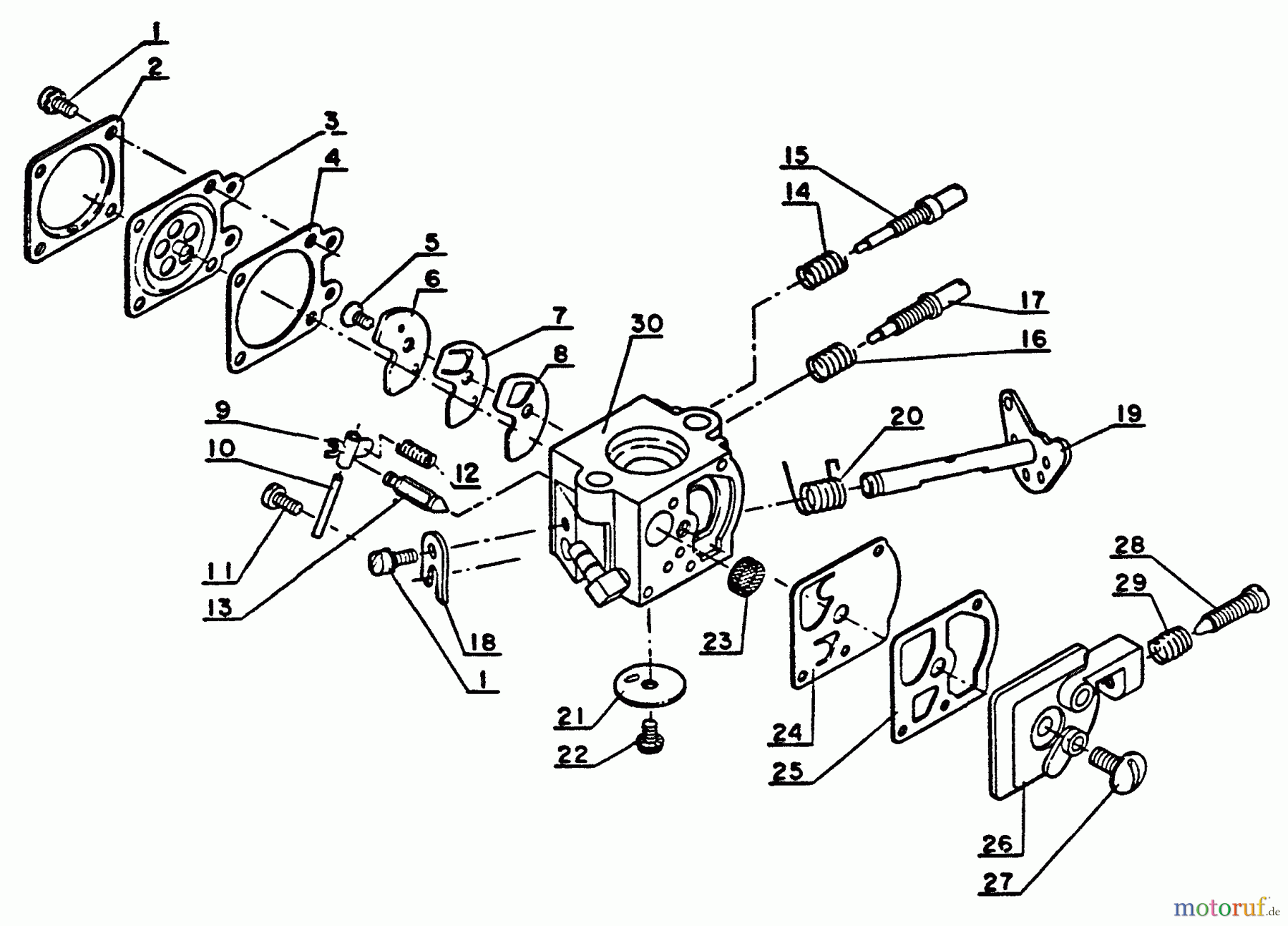  Echo Heckenscheren HC-140 - Echo Hedge Trimmer Carburetor